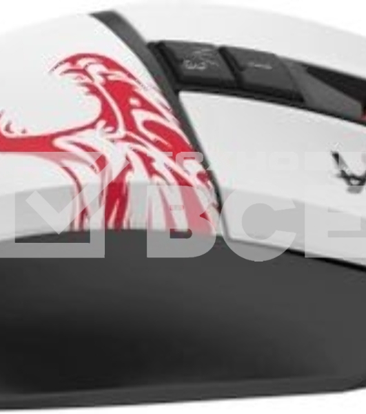 Мышь беспроводная A4Tech Bloody R36 Ultra черный/белый/красный, 12000dpi, USB, радиоканал, кнопки - 7