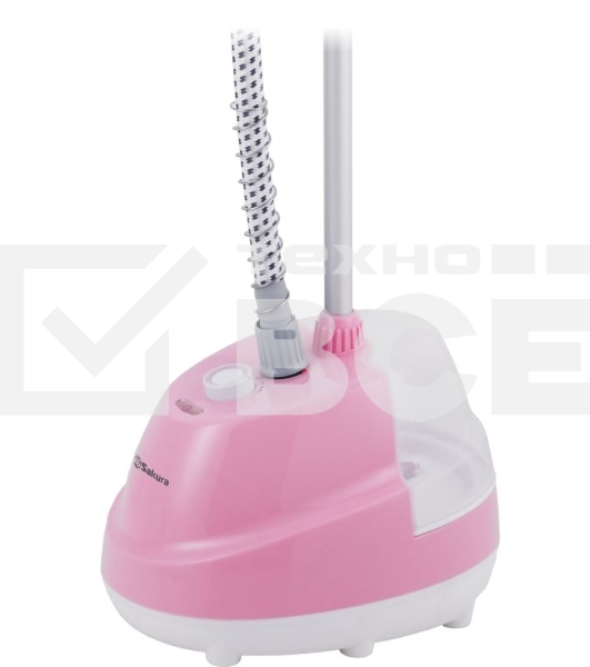 Отпариватель Sakura SA-3919Р розовый/белый, 2000 Вт, 30 г/мин, 1600 мл