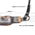 Выпрямитель для волос Pioneer HS-10142 коричневый/оранжевый, 25 мм, 200 °C, 4 режима, фото6