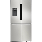 Холодильник Bosch KFI96APEA нержавеющая сталь трехкамерный 375/199л морозилка снизу, No Frost, Side by Side, фото 1