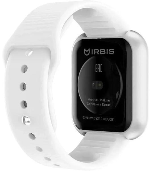Смарт-часы Irbis Iceline белый HS6620C Display: 1.3inch TFT color screen Touch type: single point touch Battery: 150mAh белый