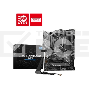 Материнская плата MSI Z790 GAMING PLUS WIFI, LGA 1700, 4xDDR5, 1xPCIe 5.0 x16, 1xPCIe 4.0 x16, 4xM.2, 6xSATA, 1xHDMI, 1xDP, 2.5 Gigabit Ethernet, 7.1 аудио, ATX