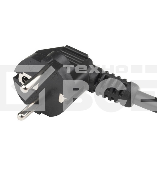 Кабель питания Hyperline PWC-IEC19-SHM-5.0-BK (Shucko+C19) (3x1.5), 5м