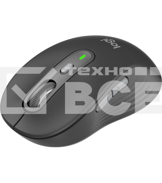 Мышь беспроводная Logitech M750 графитовый, 4000 dpi, радиоканал, Bluetooth, USB, кнопки - 5