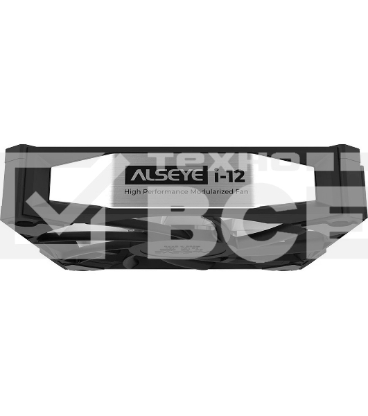 Вентилятор для корпуса Alseye i12B-K10 черный, 120 мм, 1800 об/мин, 33.2 дБ, 4 pin
