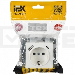 Розетка 1-местная IEK BRITE РЮш11-1-БрБ (BR-R14-16-U22-018-K01) с заземлением, с защитными шторками, 16А, с USB A+C 18 Вт, белый, фото7