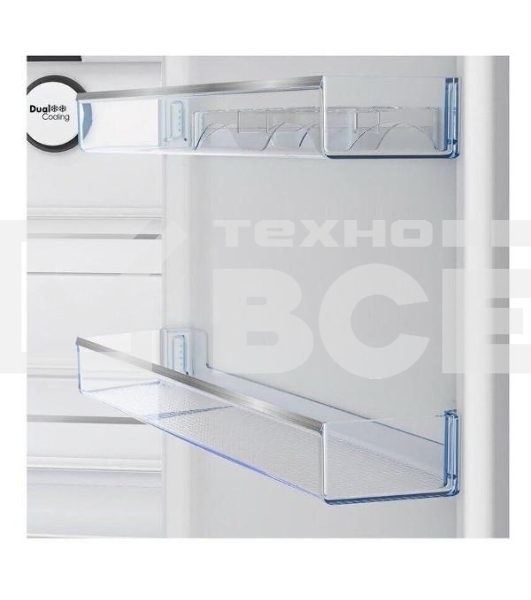 Холодильник Beko B1RCNK272G серый, двухкамерный 163/76л морозилка снизу