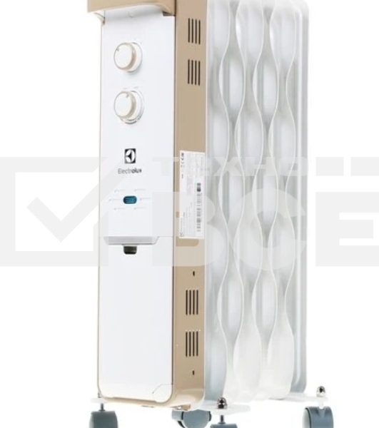 Масляный обогреватель Electrolux EOH/M-9157, белый, 1500 Вт, 20 м2, термостат