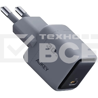 Сетевое зарядное устройство Aukey Comet Mini 30W серый
