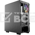 Компьютерный корпус Powercase Mistral AY4B ARGb, Tempered Glass, 4x 120мм ARGb Fans, черный, ATX (CMAYB-A4), фото3
