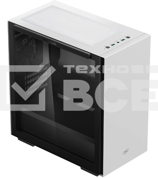 Компьютерный корпус Deepcool MACUBE 110 WH белый без БП ATX 1x120мм 2xUSB3.0 audio bott PSU