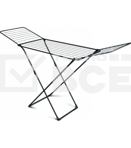 Сушилка для белья НИКА СБ2/Ч черная напольная складная 20 м (197х53х111)