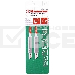 Пилка для лобзика Haммerflex 204-107 JG WD-PL T119B (2pcs) мягк.др\пл, 67мм, шаг 1.9-2.3, HCS, 2шт, фото 1