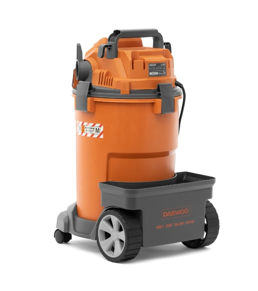 Строительный пылесос Daewoo DAVC 2500SD 1400Вт (уборка: сухая/сбор воды/выдув) оранжевый