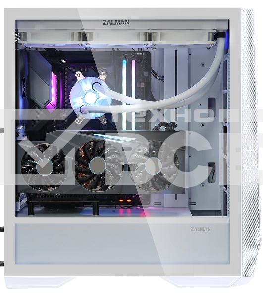 Компьютерный корпус Zalman Z9 Iceberg белый без БП ATX 3x120мм 2x140мм 4xUSB 2.0 audio bott PSU