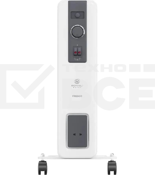 Радиатор масляный Royal Clima ROR-FR9-2000M 2000Вт белый/черный