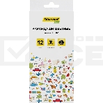 Карандаши цветные Silwerhof Eco 2.65 мм, шестигранный профиль, дерево, ассорти, 12 цветов, коробка с европодвесом, фото 1