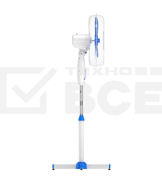 Вентилятор напольный Maxvi FS1645 white-blue