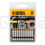 Набор бит Denzel TORX 20х50, сталь S2, шестигранный профиль, 10 шт., фото 1