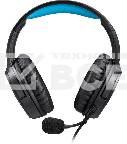 Гарнитура проводная игровая Defender Abyss черный, провод 2 м