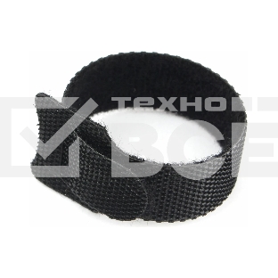 Хомуты-липучки на основе ленты Cablexpert Velcro VT-110x11BK 110 x 11 мм, черные (12 шт.)