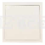 Выключатель 1-кл. СП ZIMA IP20 10А безвинт. зажим слон. кость LEZARD 704-9088-100QC, фото 1