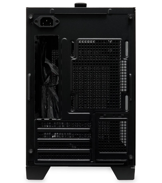 Компьютерный корпус без блока питания Case HSPD M211, Mesh Mini-tower, Black, TG, 0.7 SPCC, no fans,mATX, mITX, 175/330/150мм, 2x2.5', 1x3.5', 4xPCI, 2xUSB-A 3.0, ARGb strip, 336x211x350мм