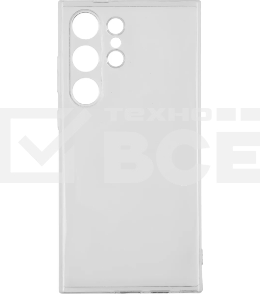 Чехол (клип-кейс) BoraSCO для Samsung Galaxy S24 Ultra 72955 прозрачный