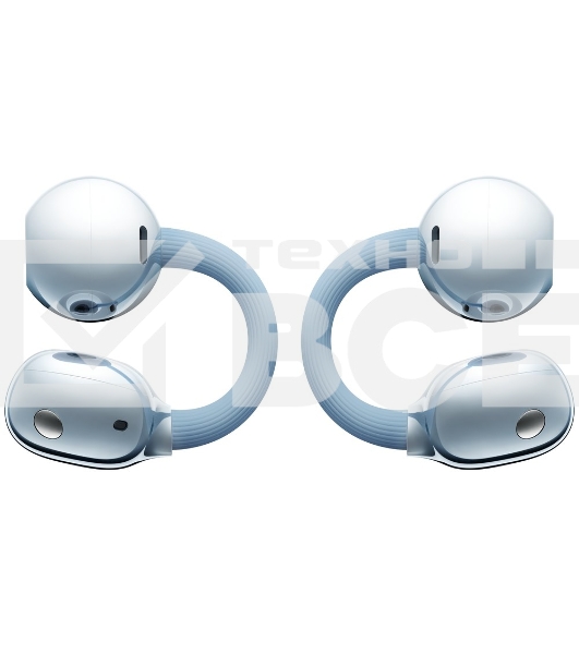 Наушники TWS Huawei FreeClip 2 синий, открытые (клипсы), Bluetooth, быстрая зарядка, до 8 ч