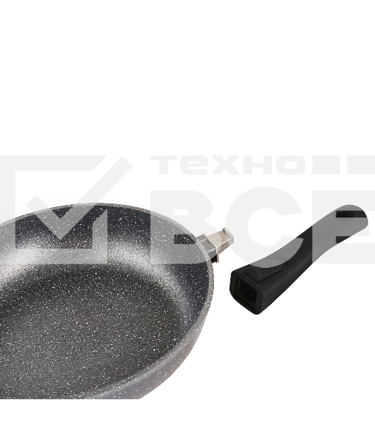 Сковорода а/пр литая 28см съемн/руч Кристалл ТМ Традиция