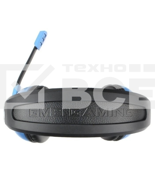 Гарнитура Gembird MHS-G55 черный/синий, проводная