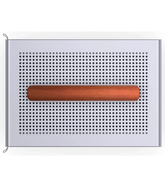 Корпус Jonsbo T7 Silver, Mini-Tower, серебристый