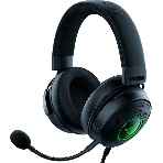 Гарнитура Razer Kraken V3 чёрный, проводная, USB, подсветка, фото 1