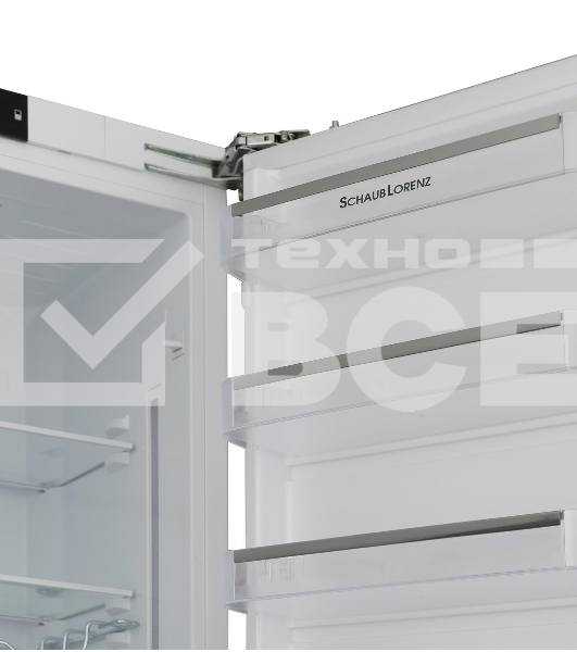 Холодильник Schaub Lorenz SLU E235W5 BUILT-IN белый двухкамерный 180/63 л морозилка снизу, капельная