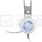 Наушники с микрофоном Оклик HS-L300G White белый 2.2м мониторные USB оголовье (1796952), фото8
