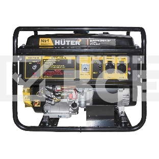 Электрогенератор бензиновый Huter DY6,5LX, 5.5 кВт, 71 дБ, 76.6 кг