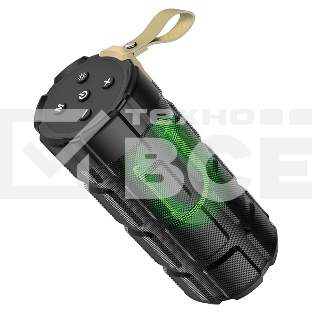 Портативная колонка HOCO HC7 черный LED подсветка