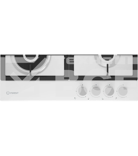 Газовая варочная поверхность Indesit THPM 642 WS/WH/I, независимая, белый