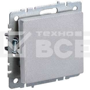 Выключатель проходной 1-кл. IEK BR-V12-0-10-K47 СП BRITE ВС10-1-6-БрА 10А алюм.