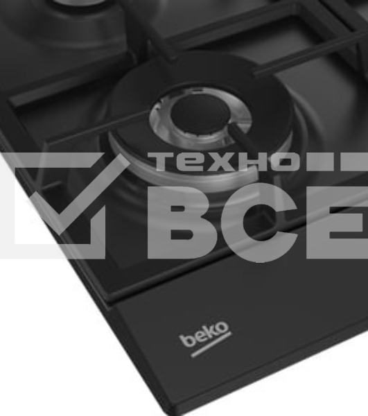 Встраиваемая газовая варочная поверхность Beko HIAW 64225 SB, черный
