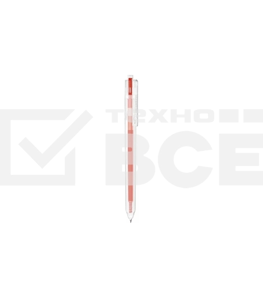 Ручка гелевая Deli Delight EG118-RD прозрачный, красные чернила, линия 0.5мм