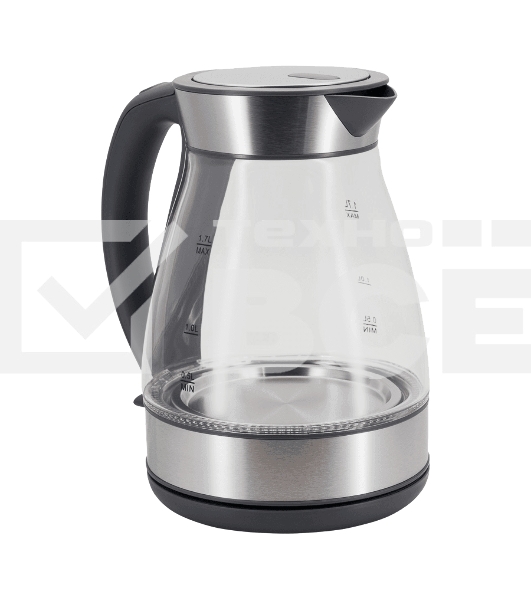 Чайник электрический Maunfeld MFK-634G.SP стекло прозрачное