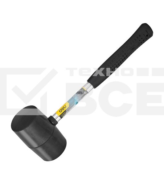 Резиновый молоток со стальной ручкой Deli DL5616 Длина 305 мм