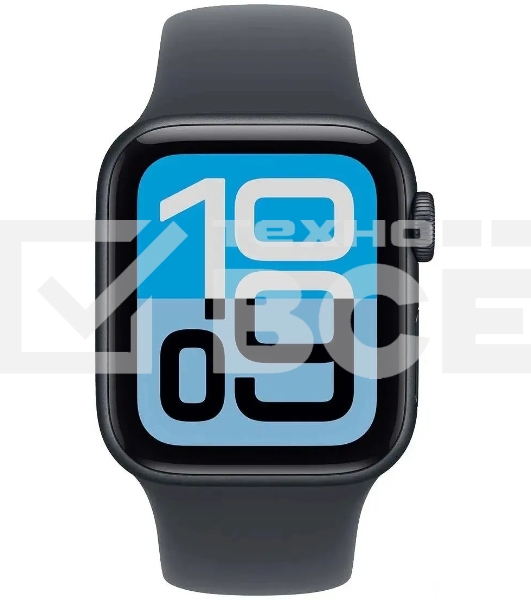Умные часы Apple Watch SE 3 2025 A3325 44мм OLED корп.темная ночь Sport Band рем.темная ночь разм.брасл.:M/L (MEHQ4LW/A)