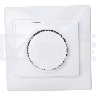 Светорегулятор поворот. СП КВАРТА IP20 ВСР10-1-0-КБ бел. IEK EDK10-K01-03-DM