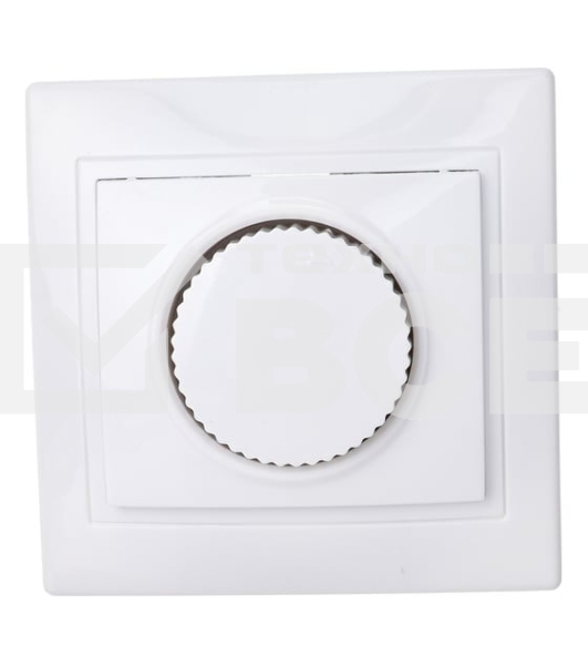 Светорегулятор поворот. СП КВАРТА IP20 ВСР10-1-0-КБ бел. IEK EDK10-K01-03-DM