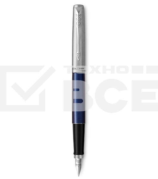 Ручка перьевая Parker Jotter Core F63 (CW2030950) Royal Blue CT, M, сталь нержавеющая, подарочная коробка