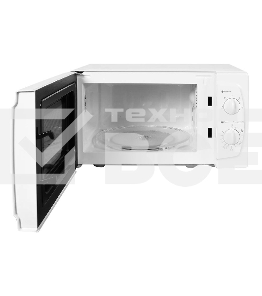 Микроволновая печь Starwind SWM5520 белый, 20 л, 700 Вт, переключатели - поворотный механизм