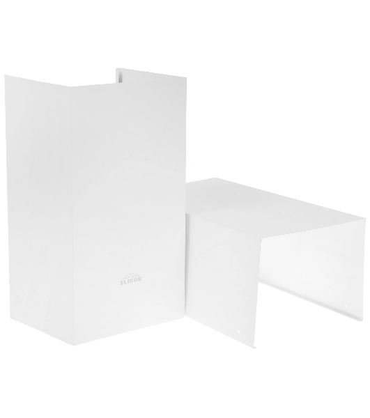 Вытяжка каминная Elikor Вента 60П-650-К3Д белый, 60 см, 650 куб. м/ч, 56 дБ