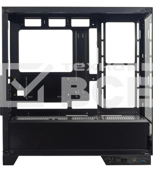 Компьютерный корпус AeroCool / Formula Cristal Z1M черный без БП mATX 2xUSB2.0 1xUSB3.0 audio bott PSU